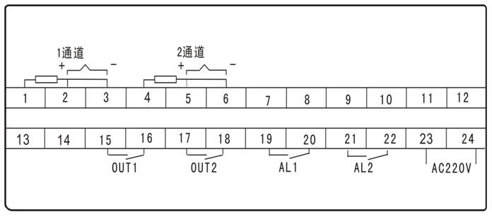 PT100兩路溫控器